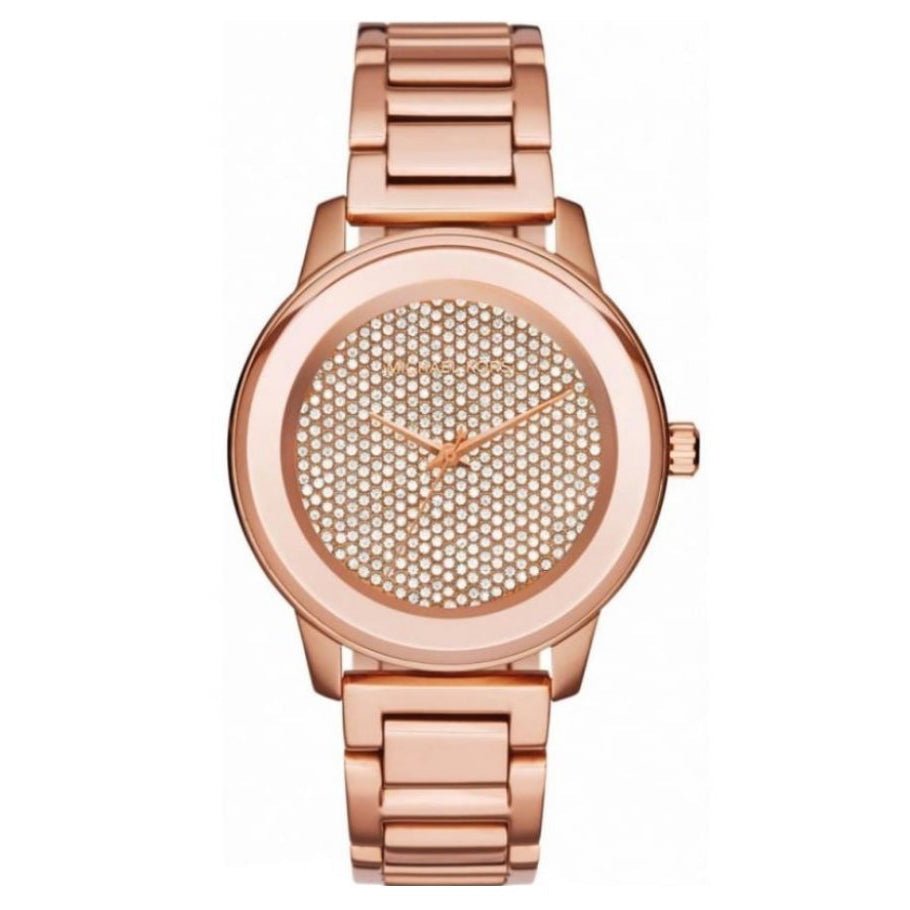 Michael Kors Ladies Kinley Rose Gold Watch - MK6210
